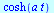 cosh(`*`(a, `*`(t)))